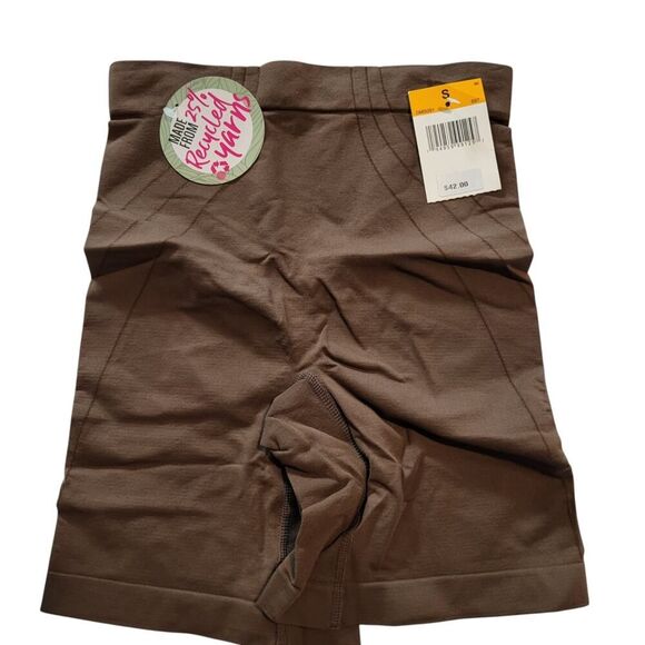 NEW Maidenform Feel Good Fashion Small High Waisted Brown Brief DMS092 Slimming - Picture 1 of 8